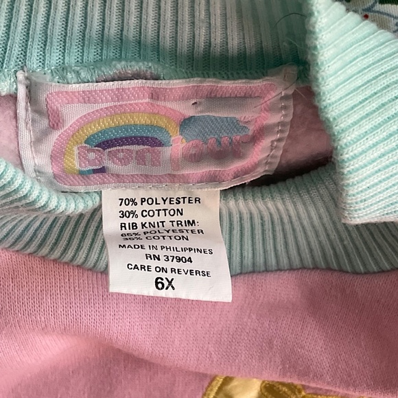 Bon  Jour Sweatshirt Kids Girls Pink Jewellery Box Sweater Dress Size 6X - Picture 9 of 9